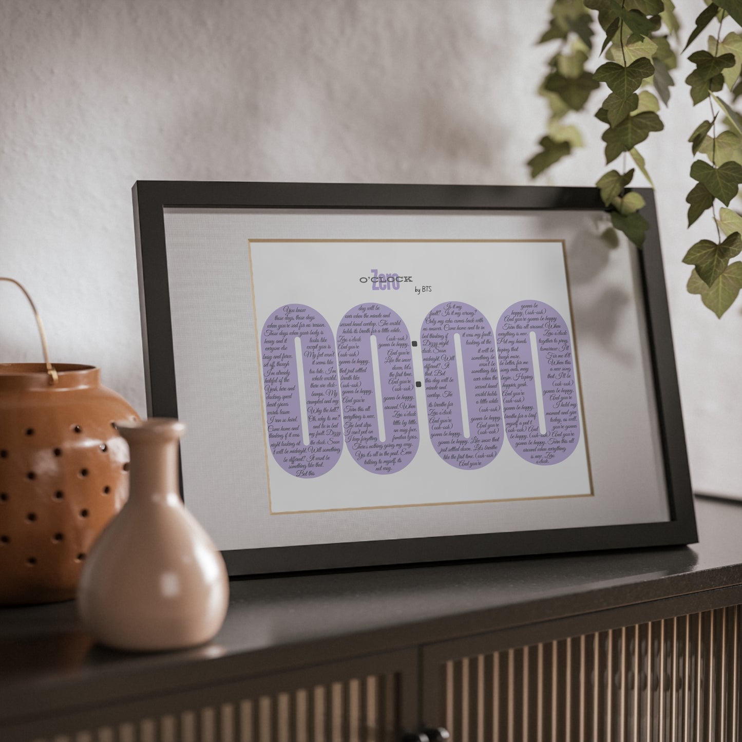 Framed Zero 0'Clock English Lyrics