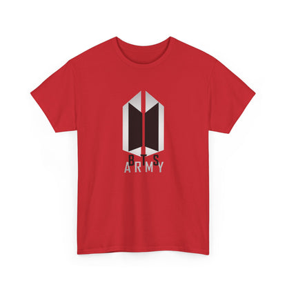 BTS ARMY Logo Tee — Minimalist K-Pop Fan T-Shirt