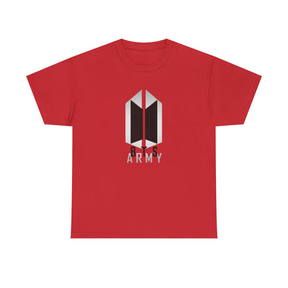 BTS ARMY Logo Tee — Minimalist K-Pop Fan T-Shirt