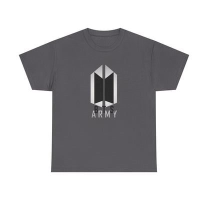 BTS ARMY Logo Tee — Minimalist K-Pop Fan T-Shirt