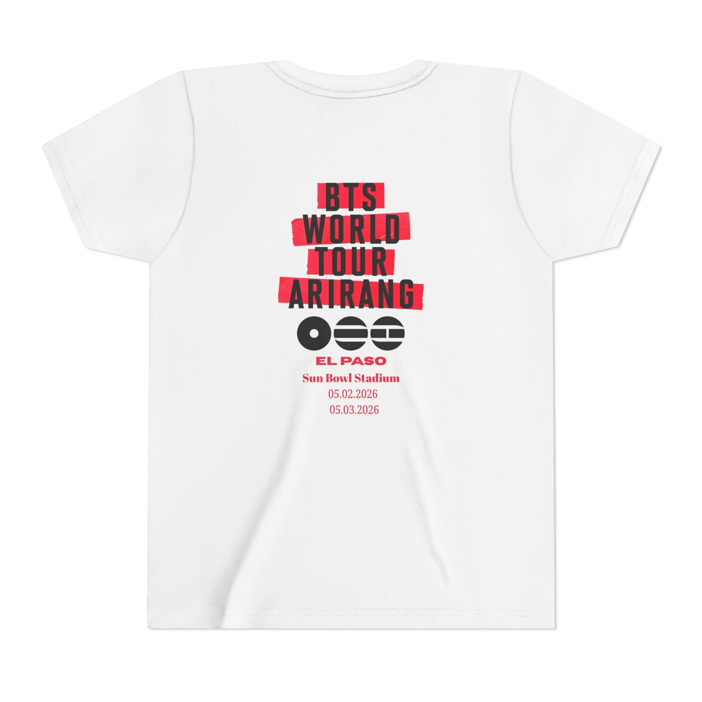 BTS 'Arirang' Youth Tee – BTS World Tour Concert T‑Shirt
