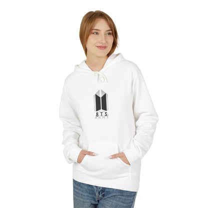 Minimal BTS Logo Hoodie — K-Pop Fan Pullover