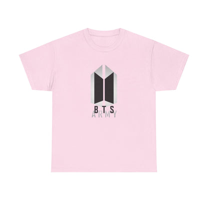 BTS ARMY Logo Tee — Minimalist K-Pop Fan T-Shirt