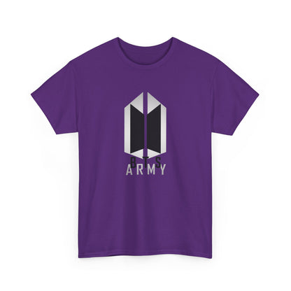BTS ARMY Logo Tee — Minimalist K-Pop Fan T-Shirt