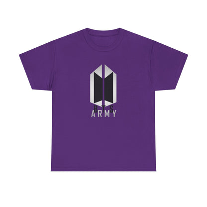BTS ARMY Logo Tee — Minimalist K-Pop Fan T-Shirt