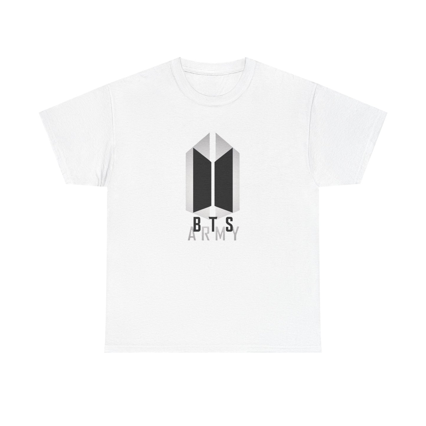 BTS ARMY Logo Tee — Minimalist K-Pop Fan T-Shirt