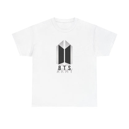 BTS ARMY Logo Tee — Minimalist K-Pop Fan T-Shirt