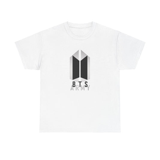BTS ARMY Logo Tee — Minimalist K-Pop Fan T-Shirt