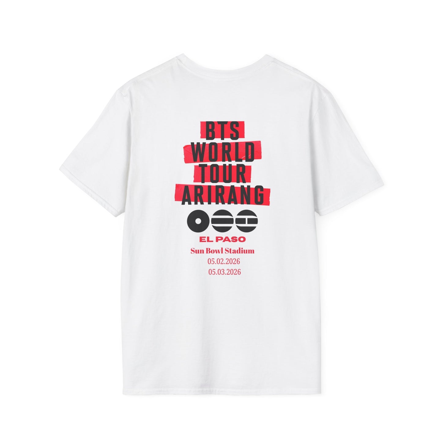 Arirang BTS World Tour T-Shirt — El Paso Concert Tee