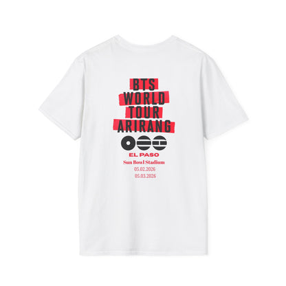 Arirang BTS World Tour T-Shirt — El Paso Concert Tee