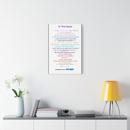 BTS Army Wall Art, Inspirational Poster for BTS Fans, Home Decor for Believers, Gift for Music Lovers, Motivational Quote Art