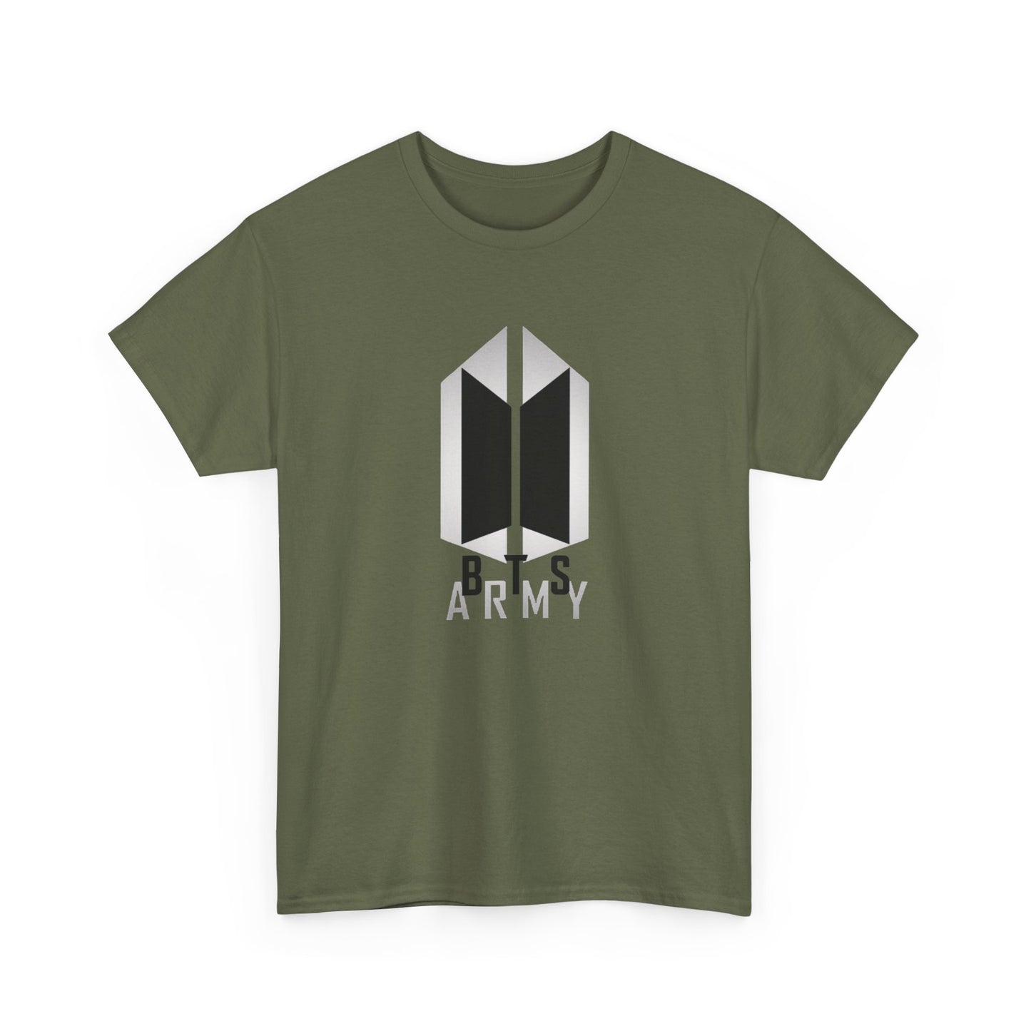BTS ARMY Logo Tee — Minimalist K-Pop Fan T-Shirt