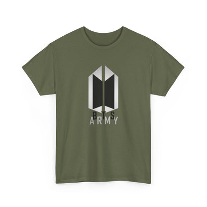 BTS ARMY Logo Tee — Minimalist K-Pop Fan T-Shirt
