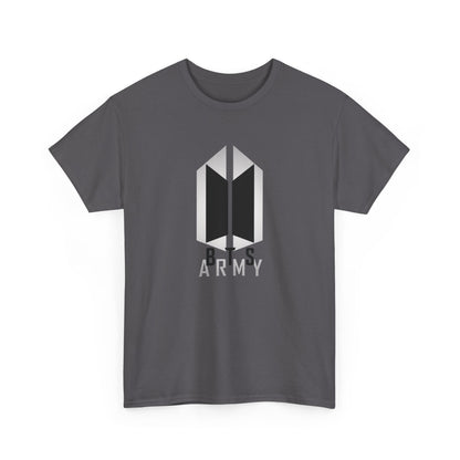 BTS ARMY Logo Tee — Minimalist K-Pop Fan T-Shirt