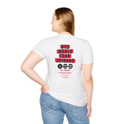 Arirang BTS World Tour T-Shirt — El Paso Concert Tee