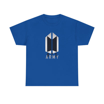 BTS ARMY Logo Tee — Minimalist K-Pop Fan T-Shirt