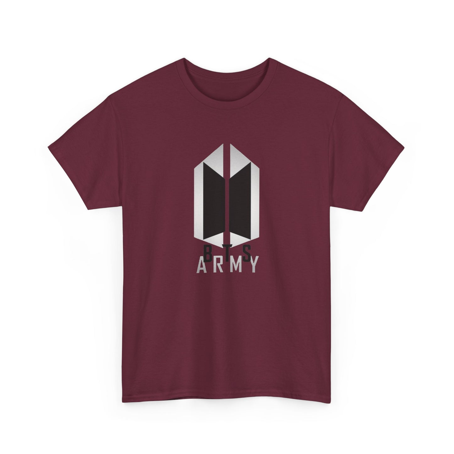 BTS ARMY Logo Tee — Minimalist K-Pop Fan T-Shirt