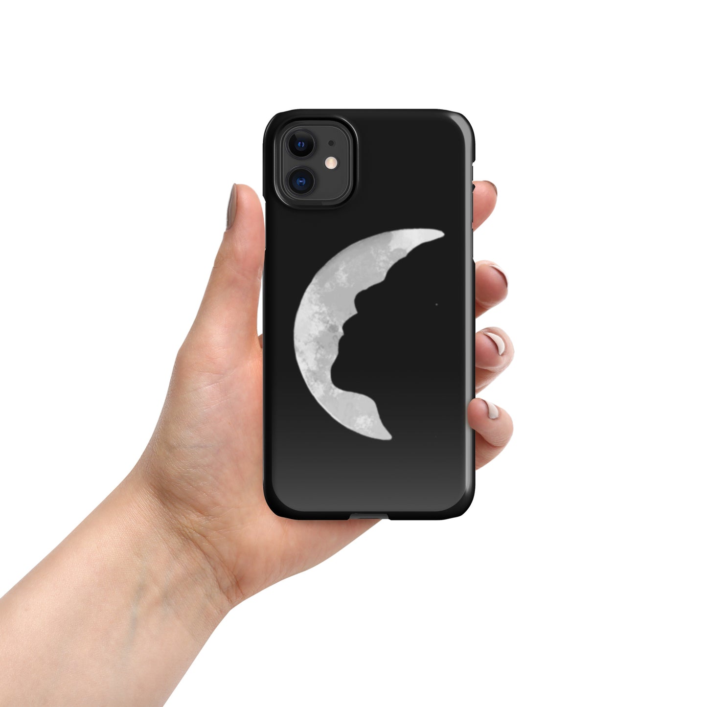 Min Moon Snap case for iPhone®