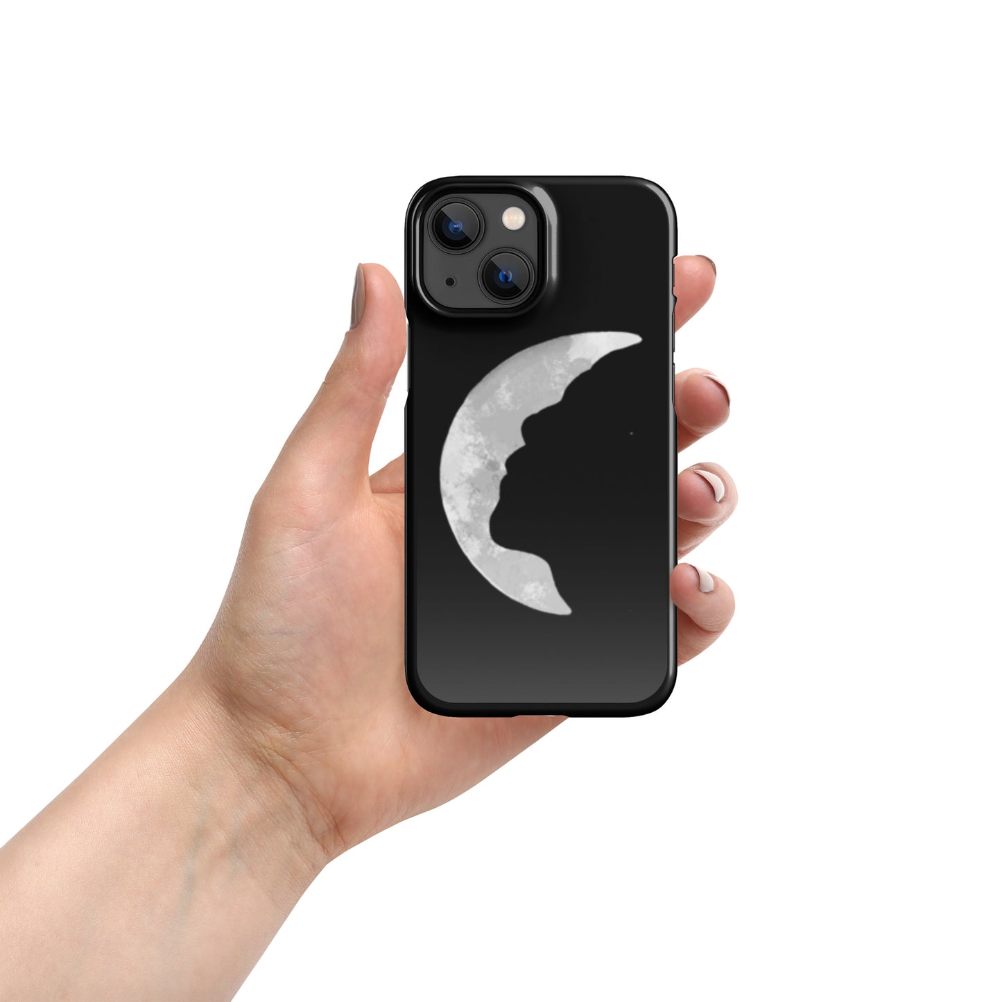 Min Moon Snap case for iPhone®