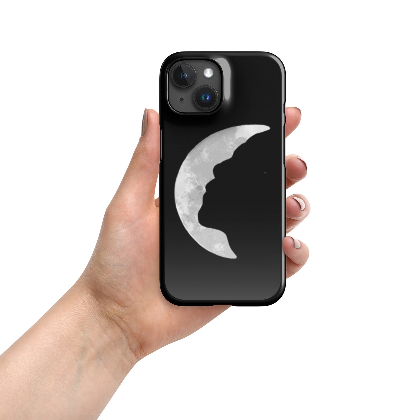 Min Moon Snap case for iPhone®